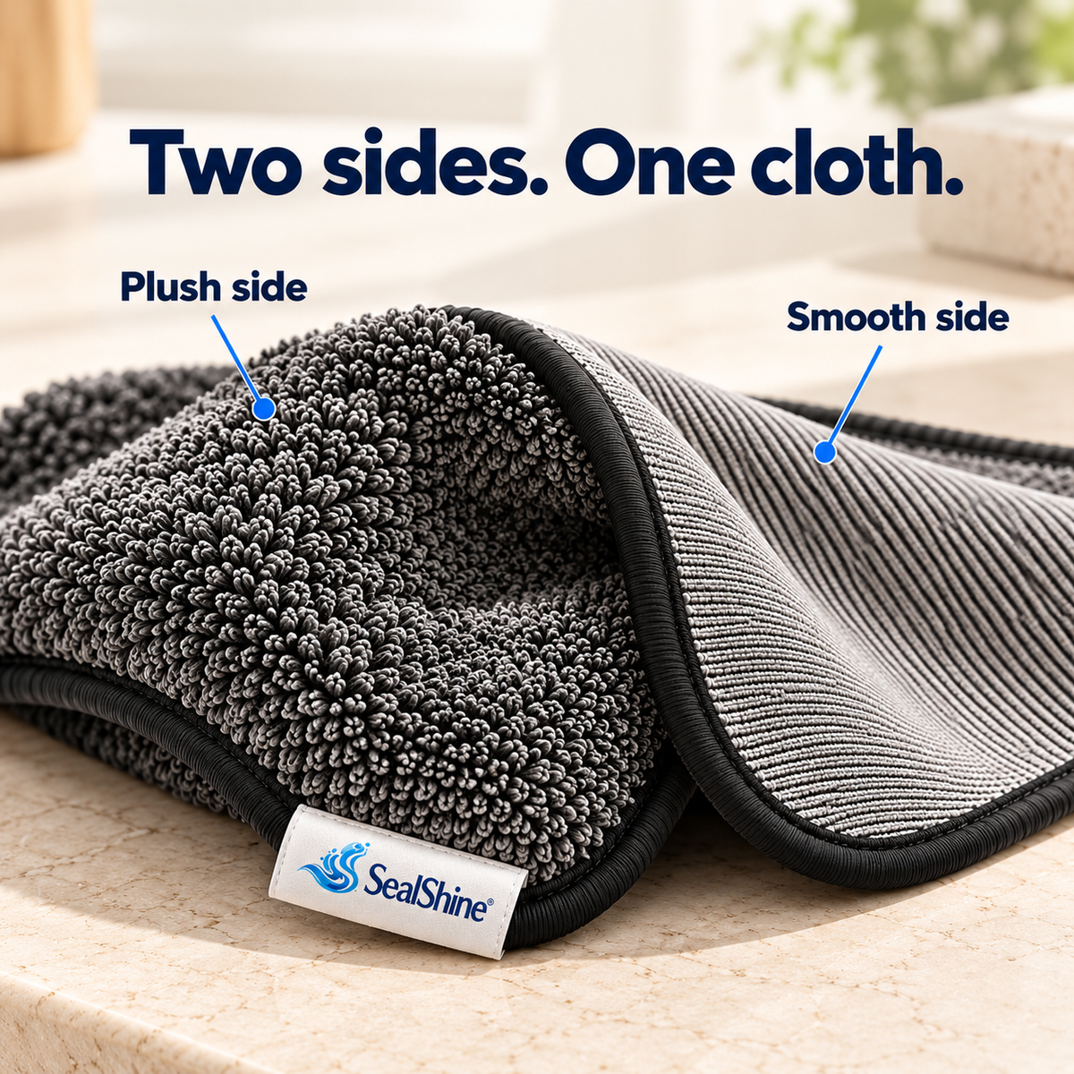 SealShine | Signature Shine Cloth Bundle – 60 × 40 cm
