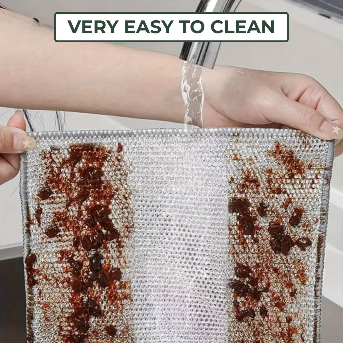 SealShine | Gentle Scrub Cloth – 20 × 20 cm
