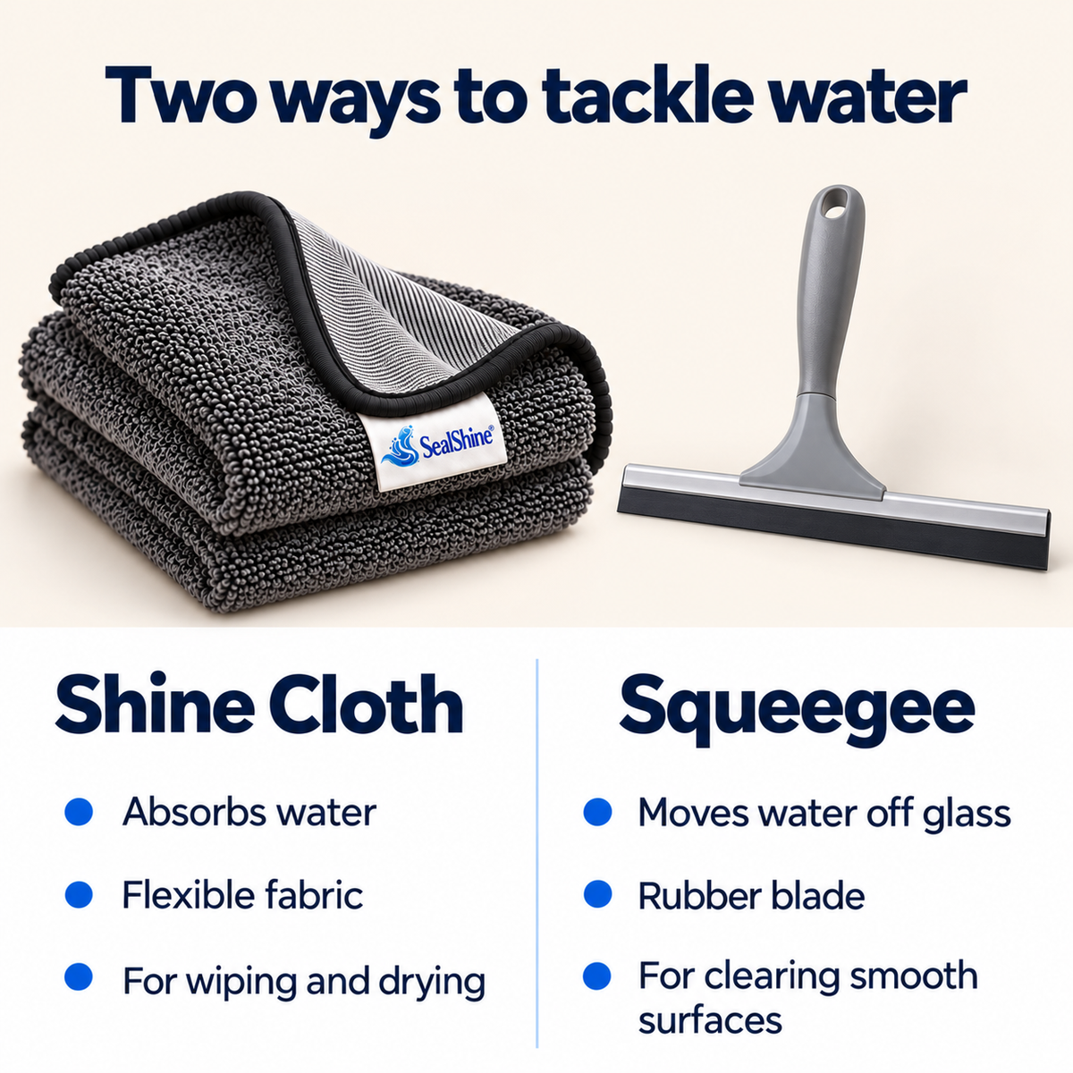SealShine | Signature Shine Cloth Bundle – 60 × 40 cm