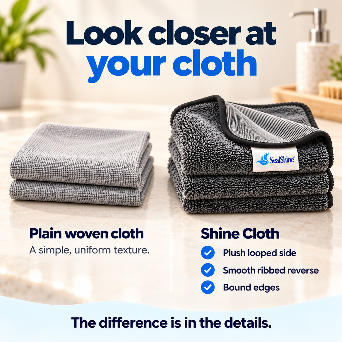SealShine | Signature Shine Cloth Bundle – 60 × 40 cm