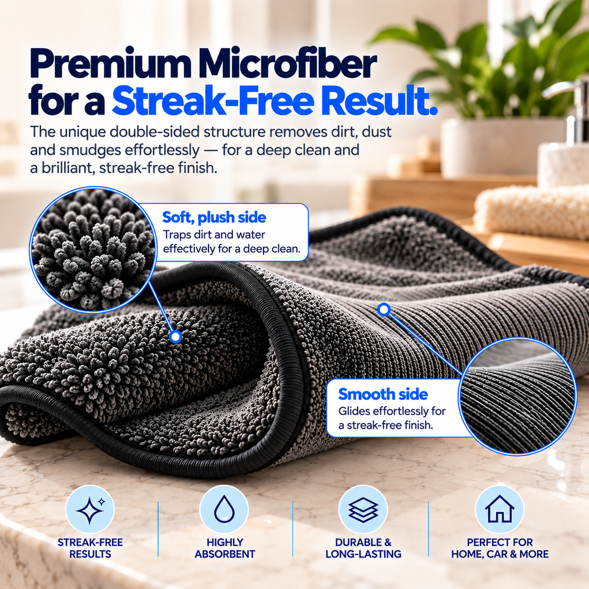 SealShine | Signature Shine Cloth Home Pack – 60 × 40 cm